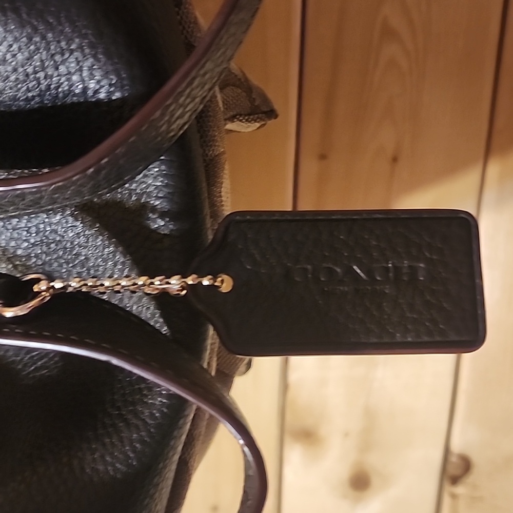 Coach Billie Backpack Signature Canvas Refined Leather - Picture 8 of 12